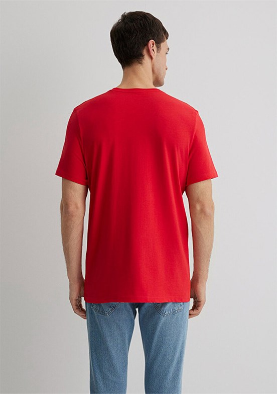 MAVİ Jeans Kırmızı Erkek Baskılı T-shirt