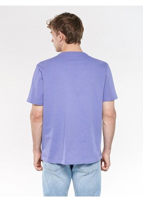 Mavi Erkek Baskılı T-Shirt