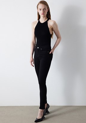 İPEKYOL - I00000018003 Kadın Siyah Skinny Jean Pantolon