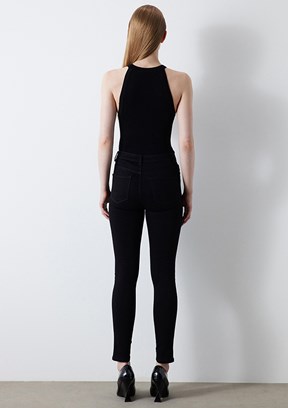 İPEKYOL - I00000018003 Kadın Siyah Skinny Jean Pantolon