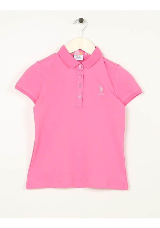 US POLO ASSN Kız Çocuk Polo Yaka T-Shirt