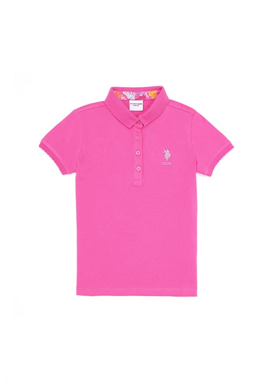 U.S. Polo Assn Kız Çocuk Polo Yaka T-Shirt