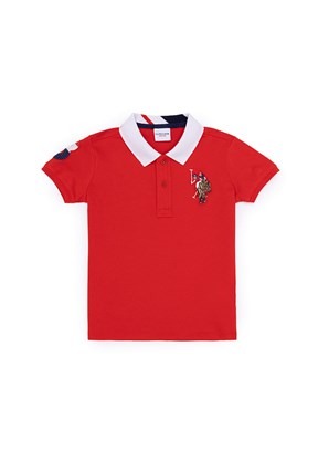 US POLO ASSN Kırmızı Erkek Çocuk Basic T-Shirt