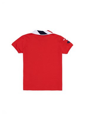 US POLO ASSN Kırmızı Erkek Çocuk Basic T-Shirt