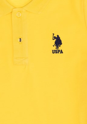 U.S. Polo Assn Sarı Erkek Çocuk Polo Yaka T-Shirt