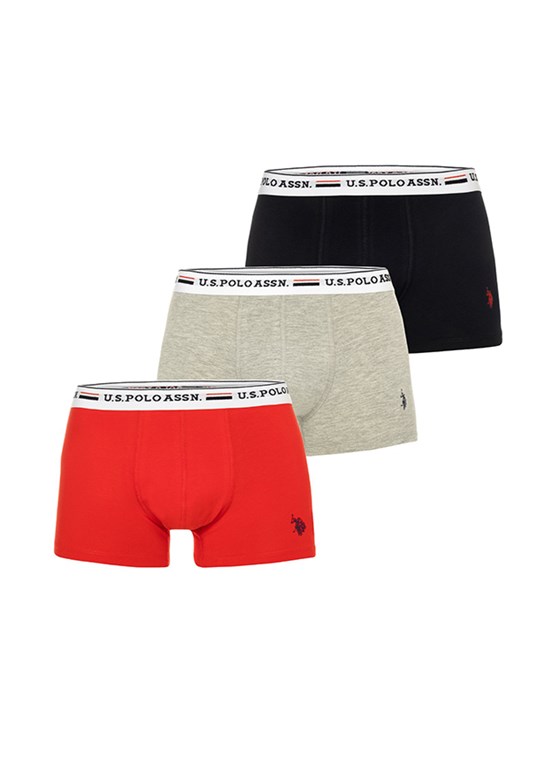 US POLO ASSN Kırmızı Erkek Boxer