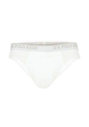 US POLO ASSN Beyaz Erkek Slip