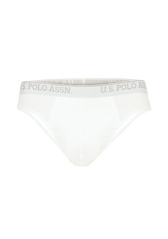 US POLO ASSN Beyaz Erkek Slip