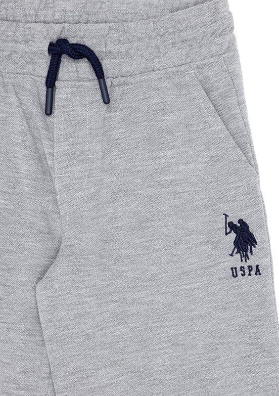 US POLO ASSN Gri Erkek Çocuk Kapri Şort