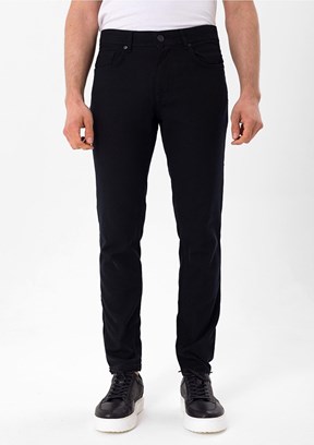 SÜVARİ Siyah Erkek Gabardin Pantolon
