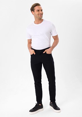 SÜVARİ Siyah Erkek Gabardin Pantolon
