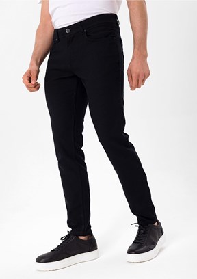 SÜVARİ Siyah Erkek Gabardin Pantolon