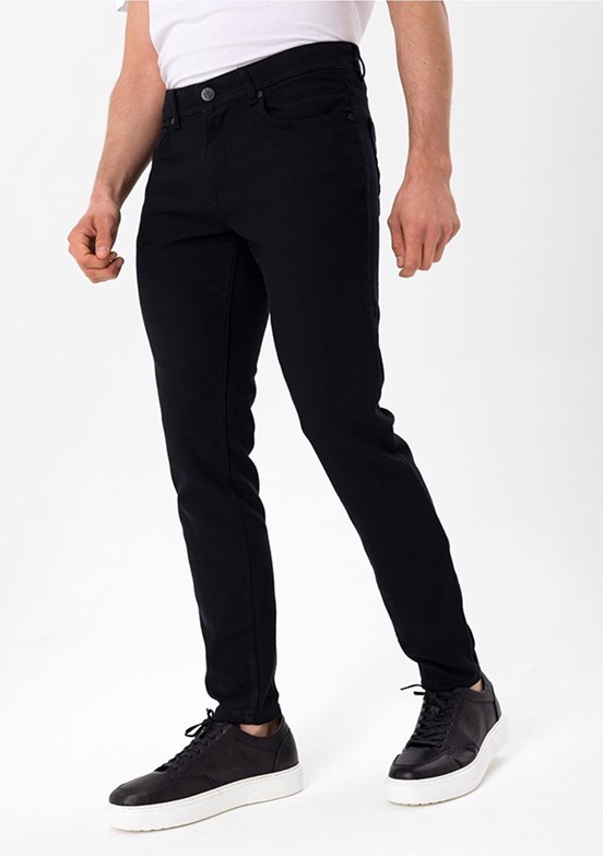 SÜVARİ Siyah Erkek Gabardin Pantolon