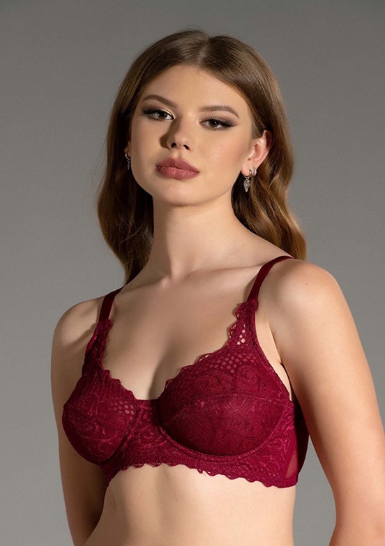 New Bra Bordo Kadın Sütyen