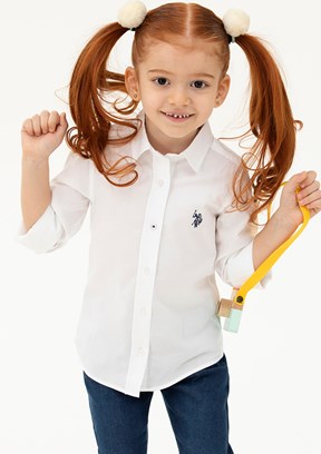 U.S. Polo Assn Kız Bebek Gömlek