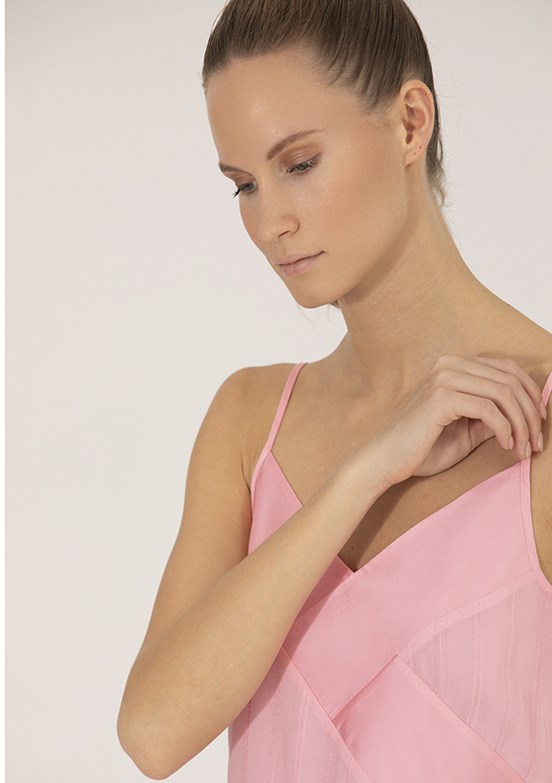 Pierre Cardin Pembe Kadın Kısa Kol Gömlek