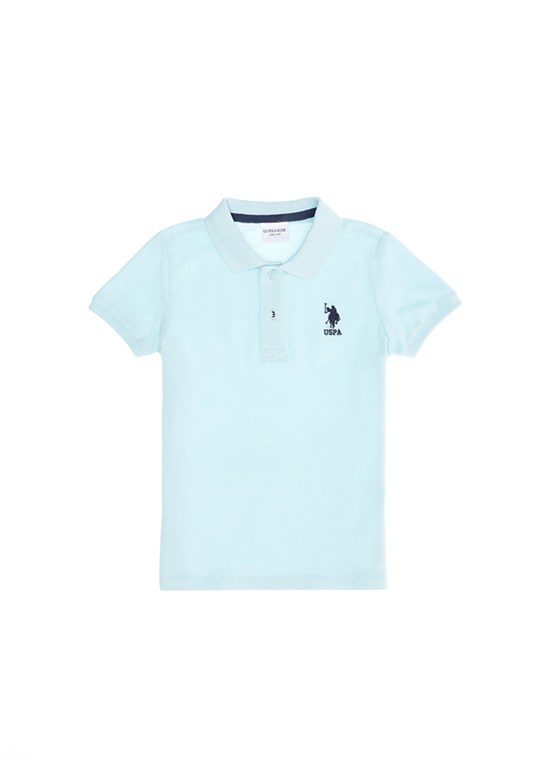 US POLO ASSN Yeşil Erkek Çocuk Polo Yaka T-Shirt