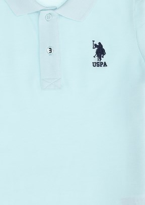 US POLO ASSN Yeşil Erkek Çocuk Polo Yaka T-Shirt