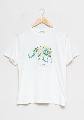 Sinowakki Kadın Baskılı T-Shirt