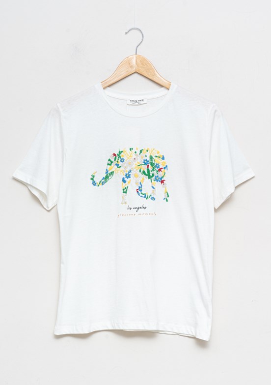 Sinowakki Kadın Baskılı T-Shirt