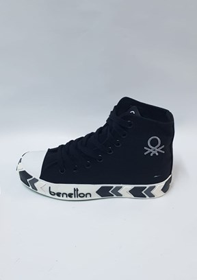 Benetton Siyah Kadın Sneaker Ayakkabı