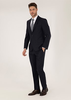 Pierre Cardin Lacivert Erkek Slim Takım Elbise
