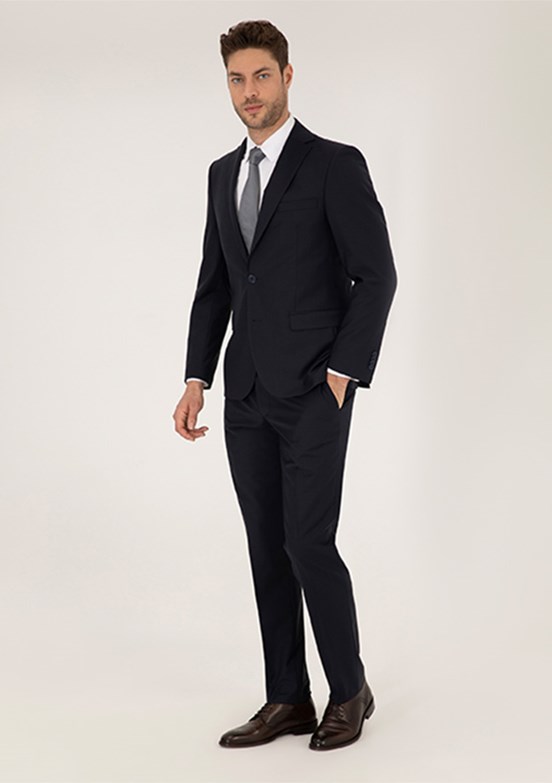 Pierre Cardin Lacivert Erkek Slim Takım Elbise