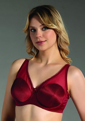 NEW BRA Bordo Kadın Kutulu Toparlayıcı Sütyen