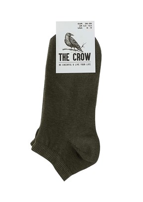 The Crow Unisex Patik Çorap