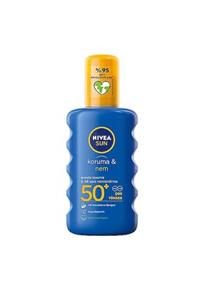 NİVEA  Koruma & Nem 200 ml 50 Faktör Sprey Güneş Kremi