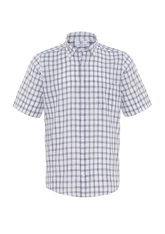 COTTON REGULAR KISA KOL, L, Beyaz