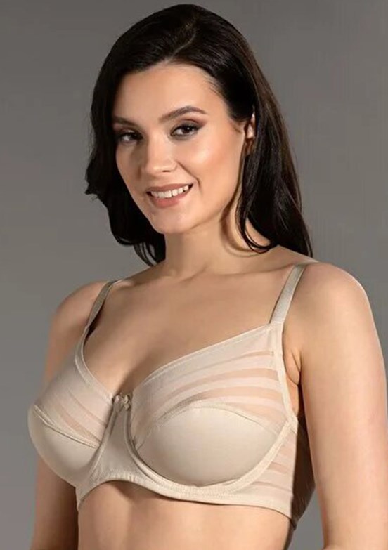 NEW BRA Bej Kadın Kutulu Toparlayıcı Sütyen