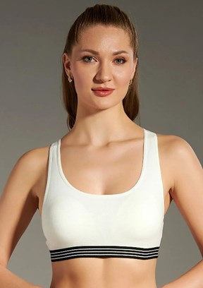 NEW BRA - 3381350000 Kadın Beyaz Sütyen