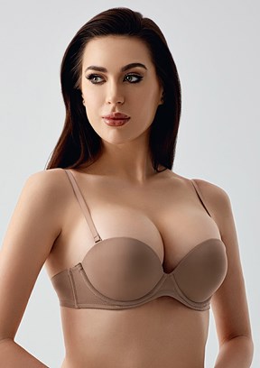 NEW BRA - 3370400000 Kadın Capucino Çift Destekli Basic Sütyen
