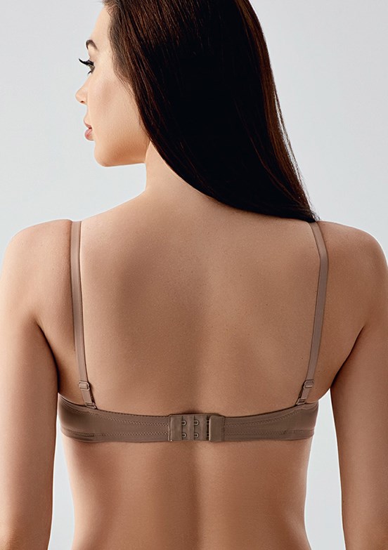NEW BRA - 3370400000 Kadın Capucino Çift Destekli Basic Sütyen