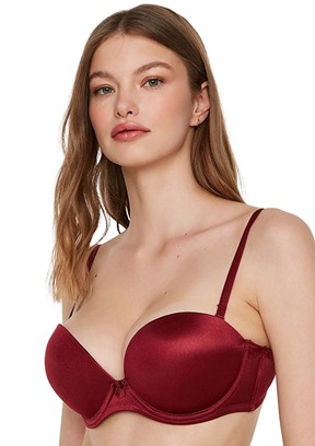 NEW BRA Bordo Kadın Südyen