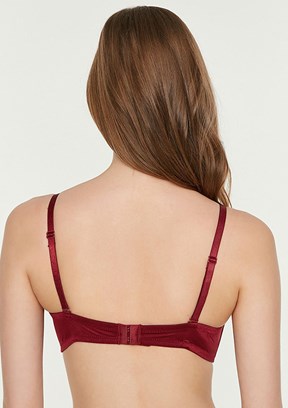 NEW BRA Bordo Kadın Südyen