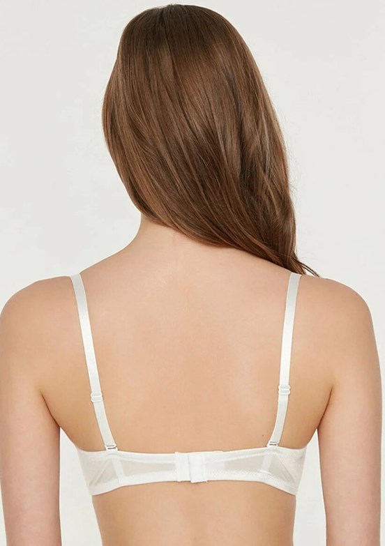 New Bra Beyaz Kadın Çift Destekli Sütyen