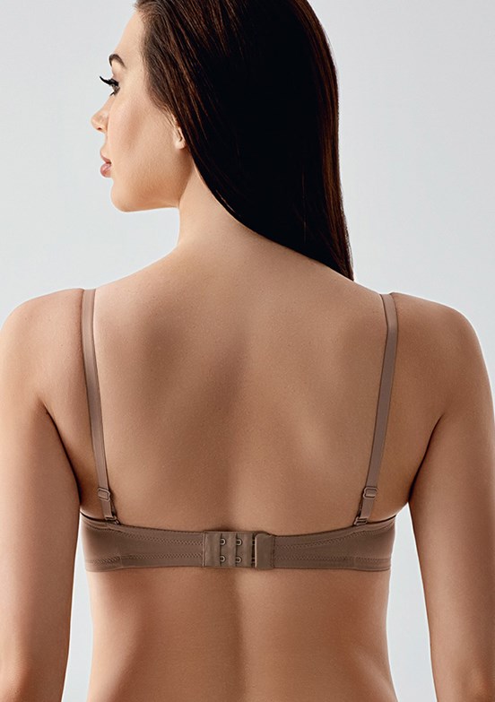 NEW BRA - 3370500000 Kadın Capucino Desteksiz Basic Sütyen