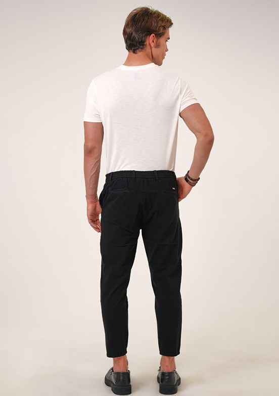 Back & Bond Siyah Erkek Chino Pantolon