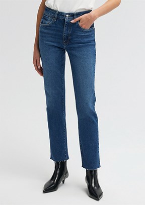 MAVİ Viola Mavi Premium Vintage Koyu Mavi Jean Pantolon