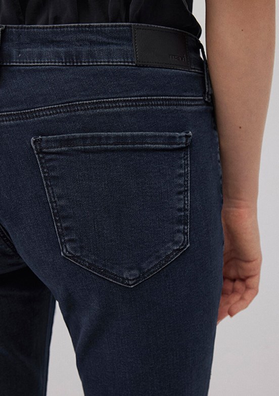 Mavi Çok Renkli Kadın Boyfriend Jean Pantolon