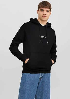 Jack & Jones Erkek Kapüşonlu Sweatshirt