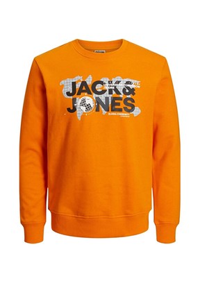 JACK JONES Çok Renkli Erkek Fermuarsız Kapüşonsuz Sweatshirt