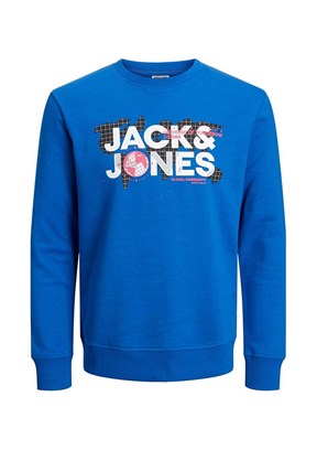 Jack & Jones Erkek Fermuarsız Kapüşonsuz Sweatshirt