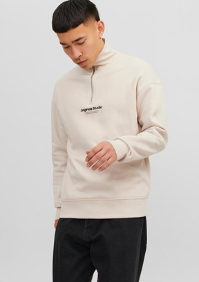 JACK JONES Çok Renkli Erkek Baskılı Sweatshirt