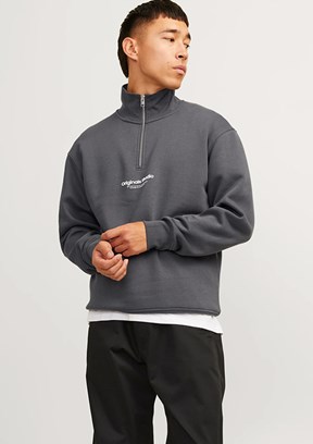 JACK JONES Çok Renkli Erkek Baskılı Sweatshirt