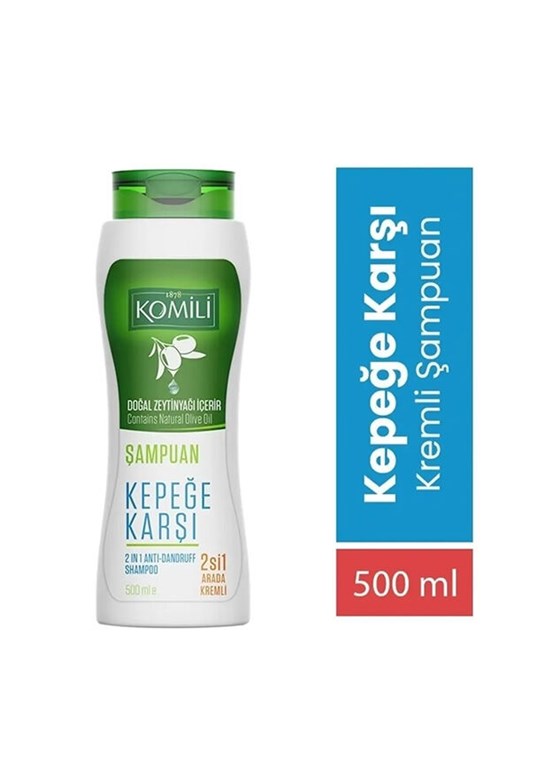 Komili Kepek Karşıtı 2'Si 1 Arada Kremli Şampuan 500 Ml