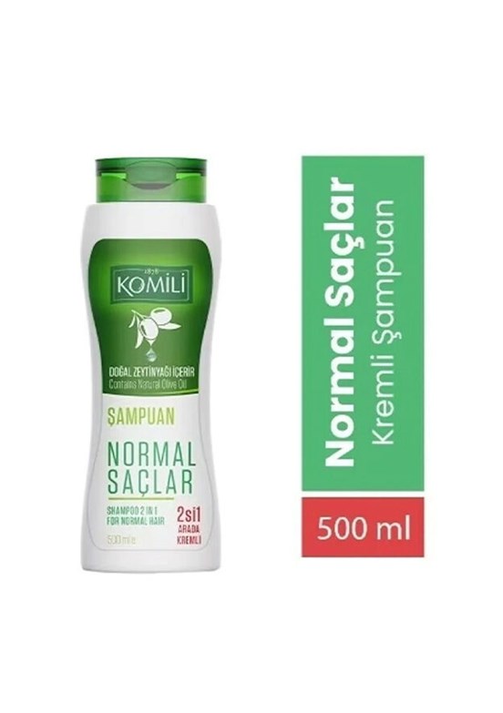 Komili Normal Saçlar Için 2'Si 1 Arada Kremli Temel Bakım Şampuanı 500 Ml