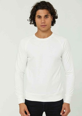 CAZADOR CAZ 5610 - 23KCEEO05610 Erkek Beyaz 3 İplik Sweatshirt